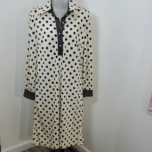 Polka Dot Long Sleeve Dress